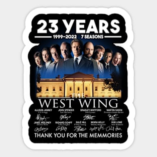 22 years 1999 2021 7 seasons thank you for the memories signatures Sticker